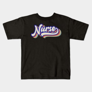 Retro Vintage Registered or Future Nurse Kids T-Shirt